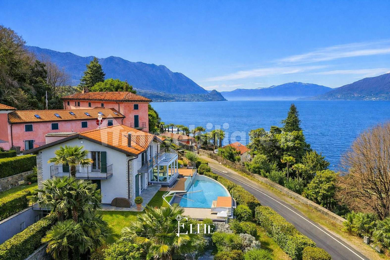 Panoramic Villa with Pool and Lake Maggiore View in Brezzo di Bedero